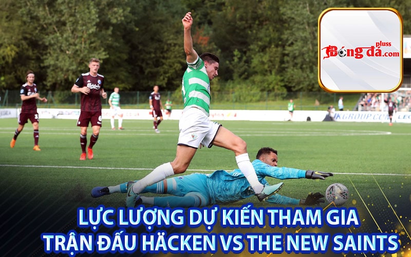 Lực lượng dự kiến tham gia trận đấu Häcken vs The New Saints
