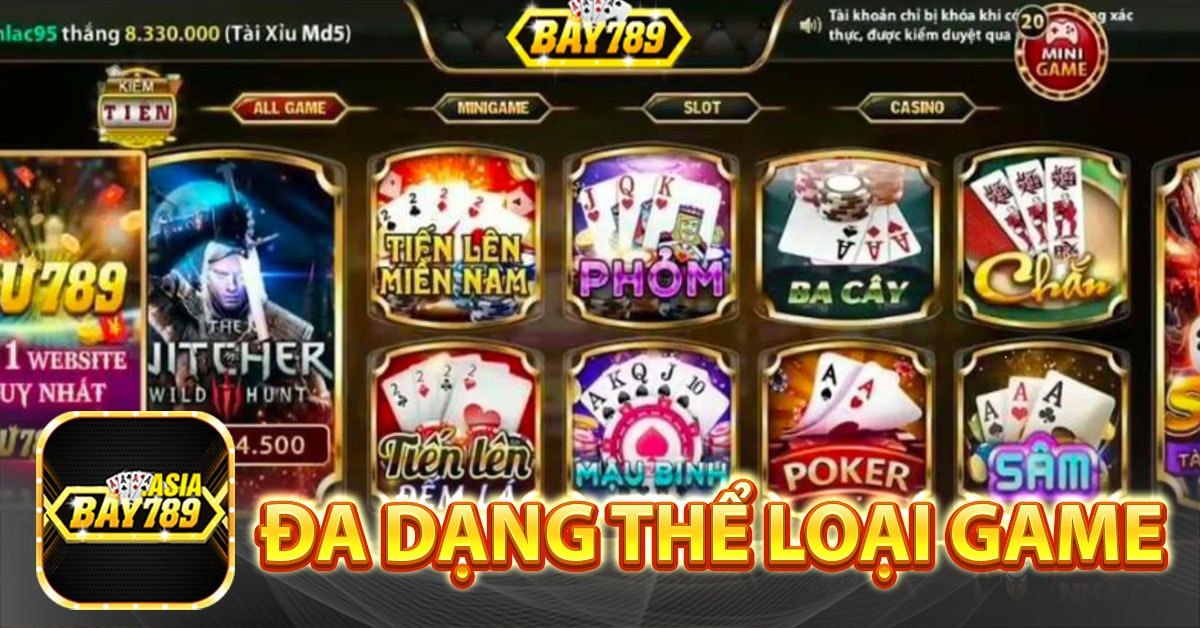 Đa dạng thể loại game